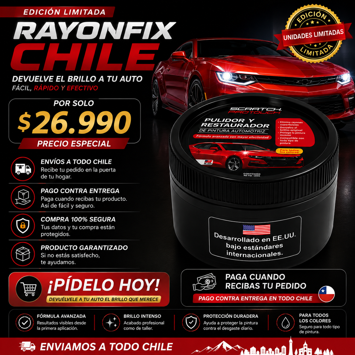 RayonFix Chile — Edición Limitada-"Devuélvele la vida a tu pintura"