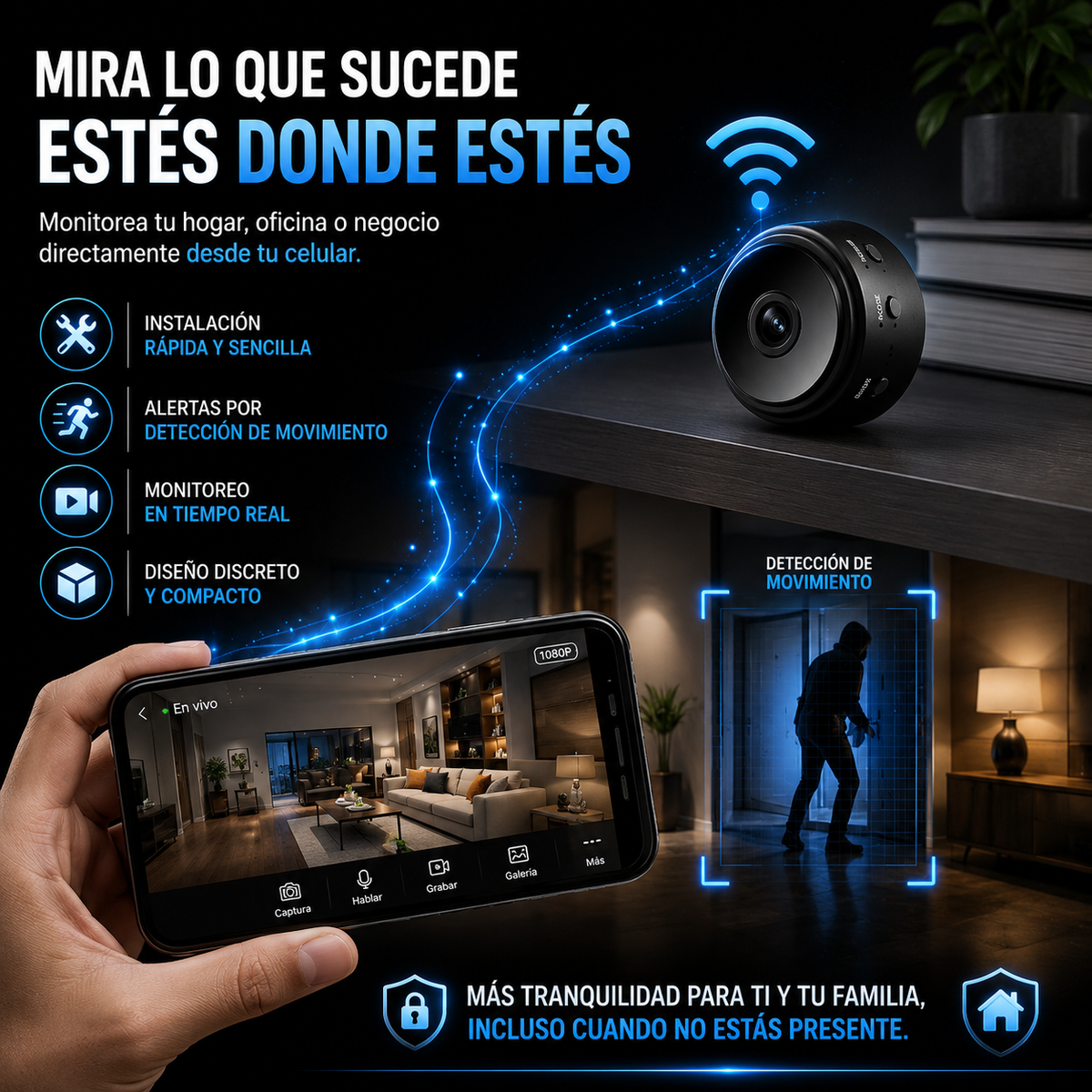 VisionGuard™ Mini | Pequeña, Discreta y Potente Solo en CHILE