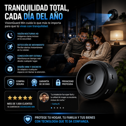 VisionGuard™ Mini | Pequeña, Discreta y Potente Solo en CHILE