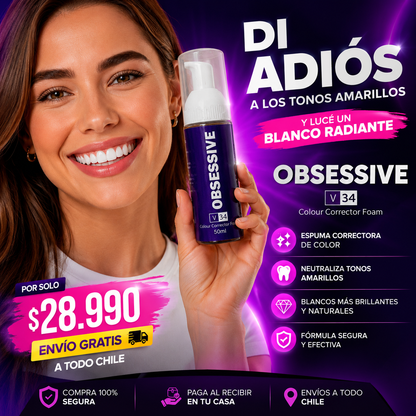 OBSESSIVE V34™ –  BLANQUEDOR DENTAL EDICIÓN LIMITADA